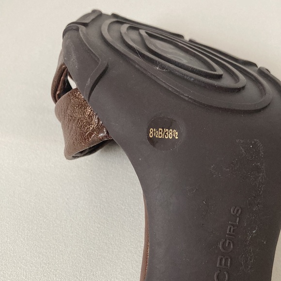 BCBG Paris Leather Strappy Heels - Picture 10 of 10